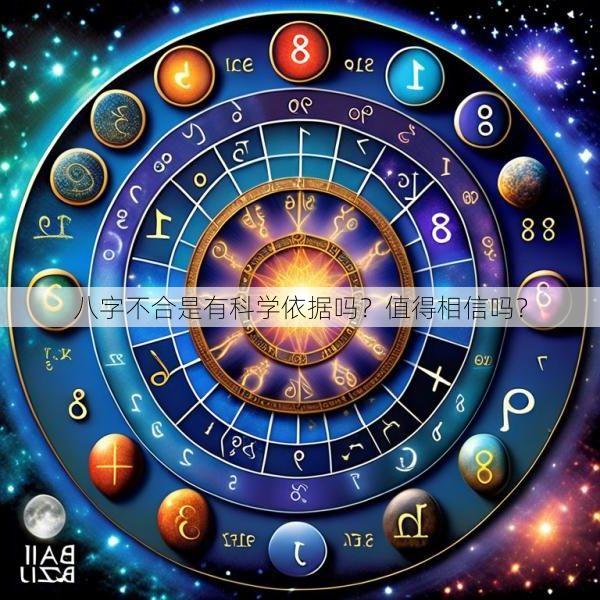 八字不合是有科學依據嗎？值得相信嗎？