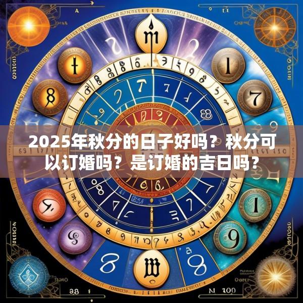 2025年秋分的日子好嗎？秋分可以訂婚嗎？是訂婚的吉日嗎？