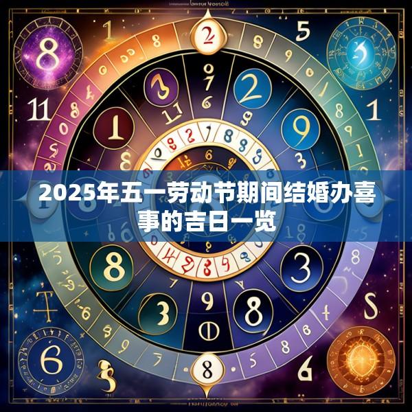 2025年五一勞動(dòng)節(jié)期間結(jié)婚辦喜事的吉日一覽